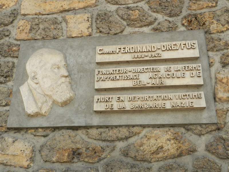 Plaque commémorative Charles Ferdinand Dreyfus