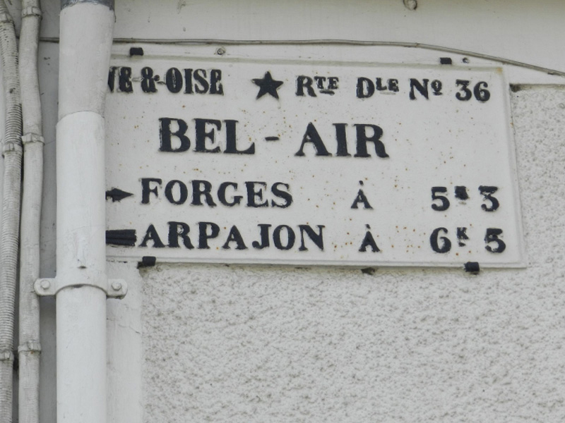 Plaque de rue