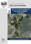 2 : Projet d’Aménagement et de Développement Durable