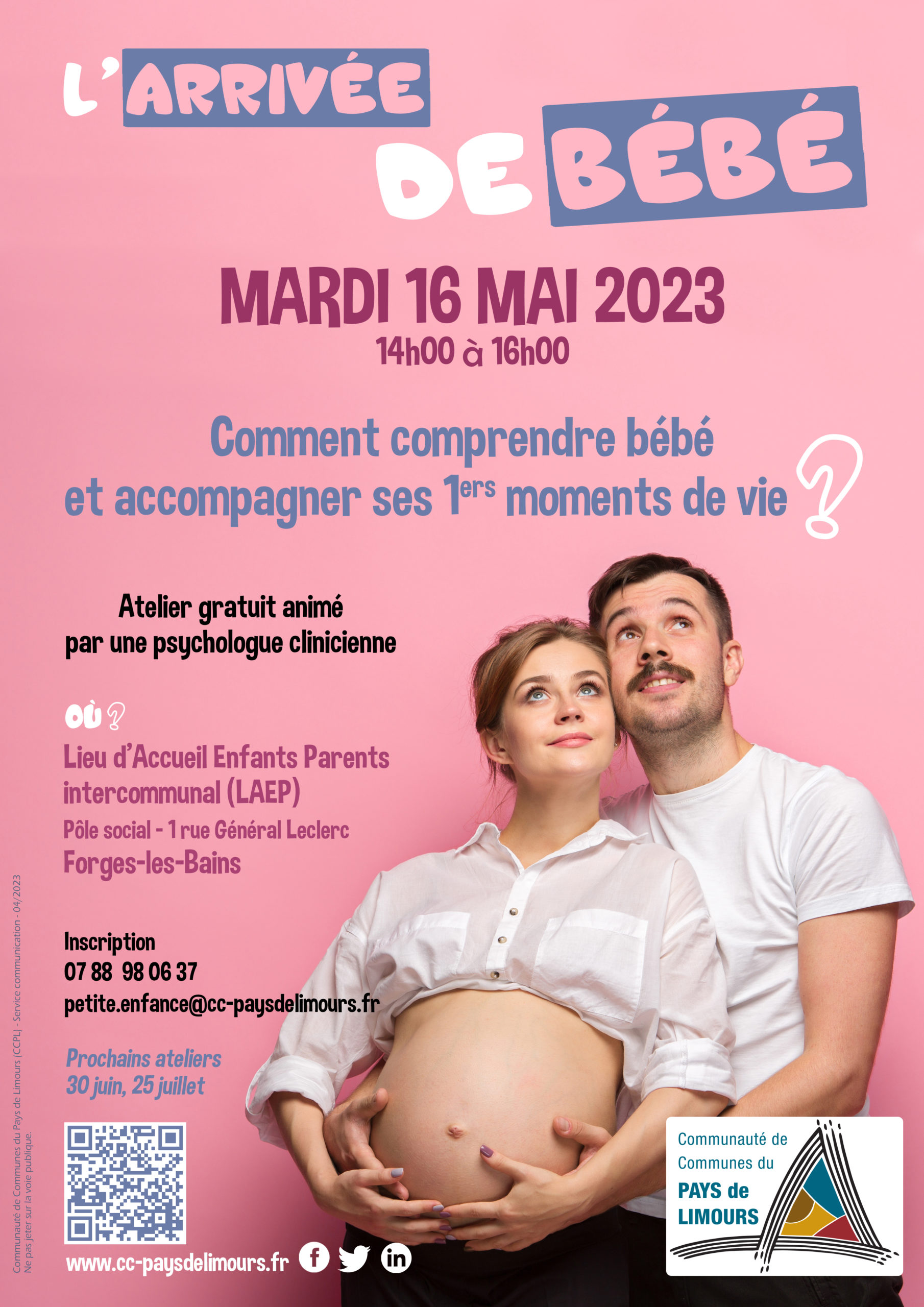 Atelier gratuit "Comment comprendre bébé et accompagner ses 1ers moments de vie ?"