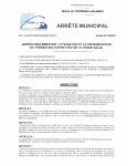 ARRETE 2325-21 UTILISATION DU PLATEAU MULTISPORTS