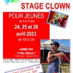 Stage CLOWN pour jeunes de 9 à 12 ans