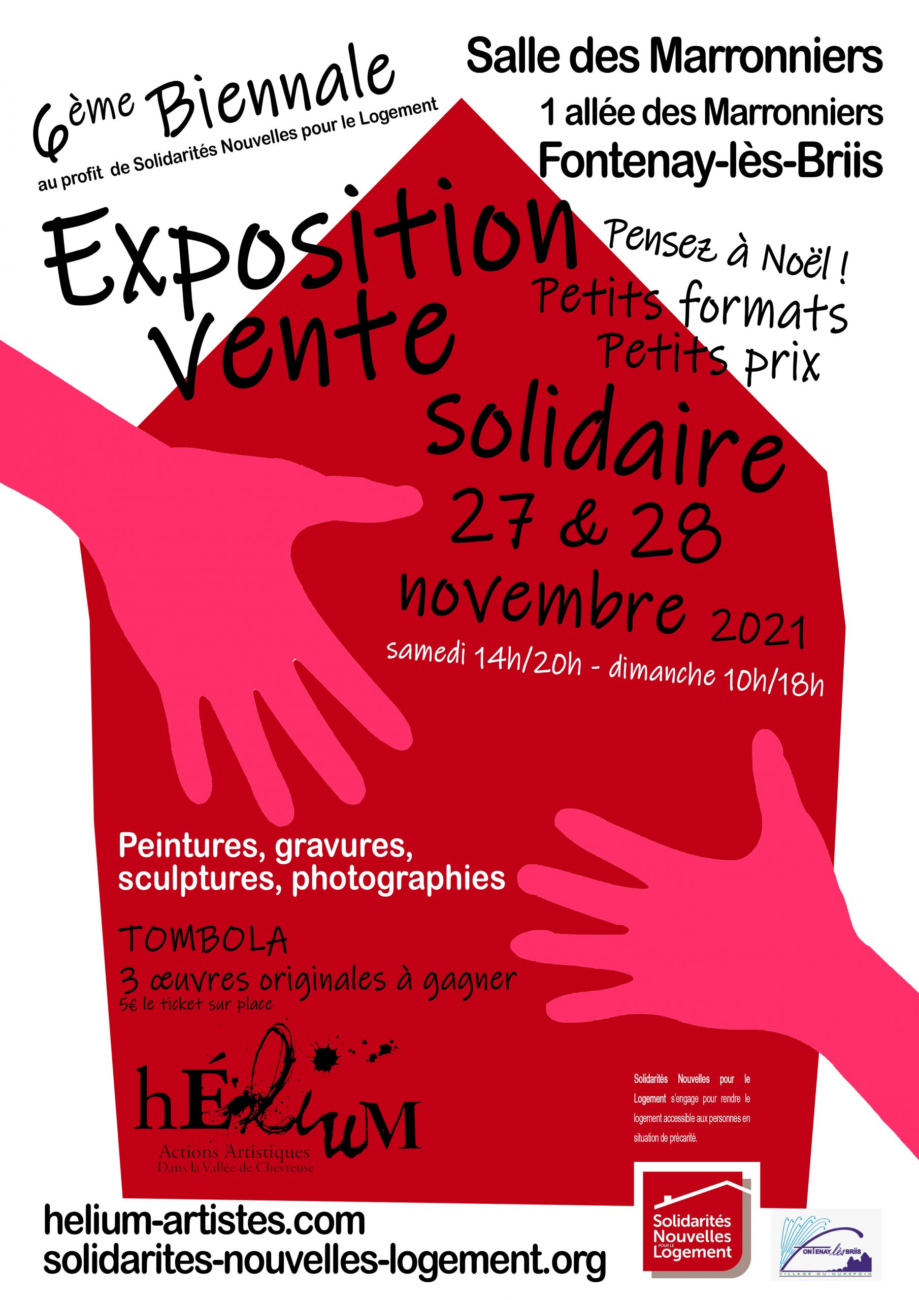 6ème Biennale Exposition Vente Solidaire - SNL/Hélium