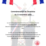 Cérémonie commémorative de l'Armistice