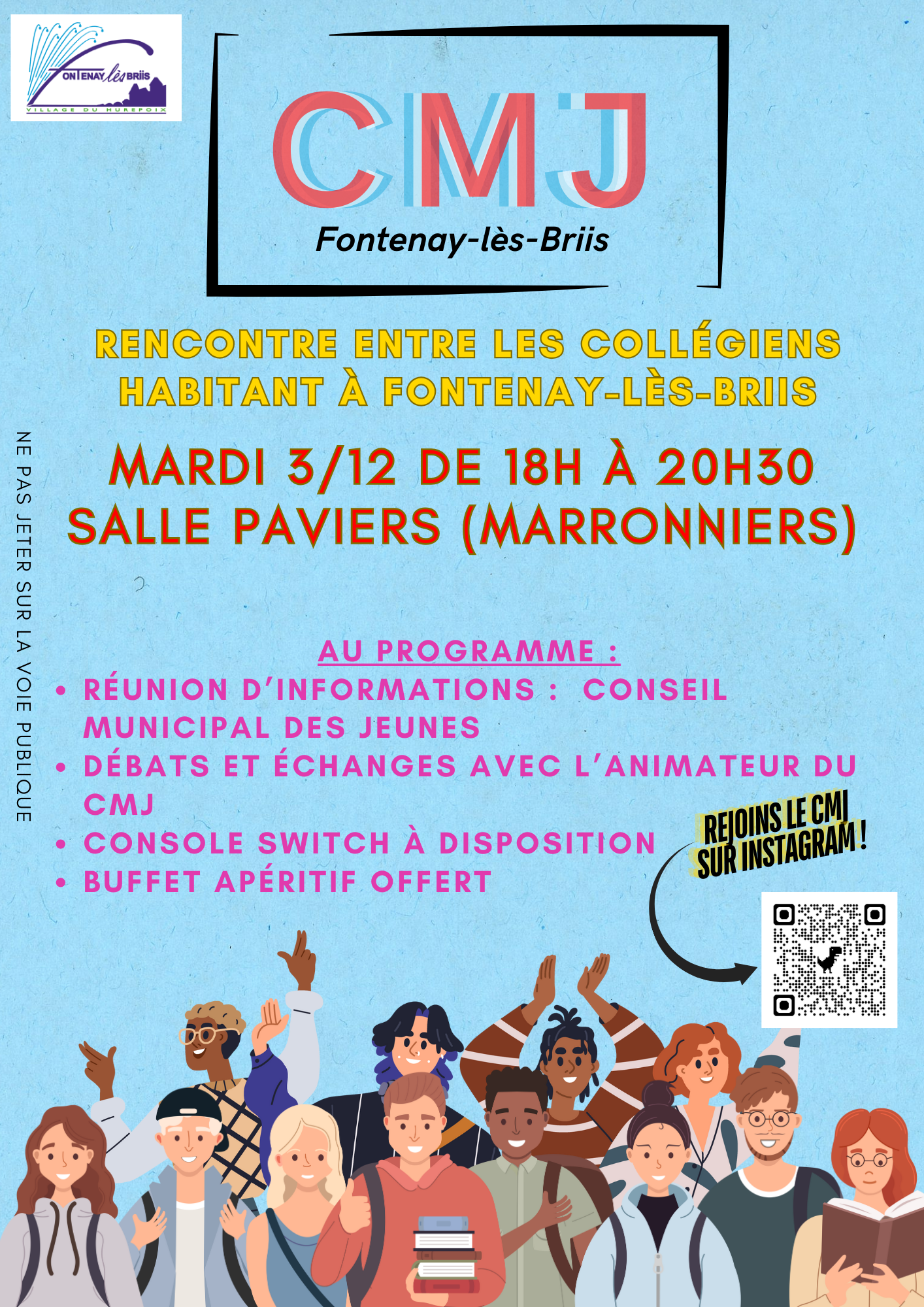 Rejoins le CMJ : Une aventure pour les Jeunes de Fontenay-lès-Briis
