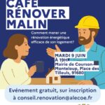 Café Rénover Malin : une soirée pour réussir sa rénovation énergétique le mardi 9 juin à 19h