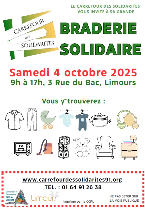Braderie du Carrefour des Solidarités