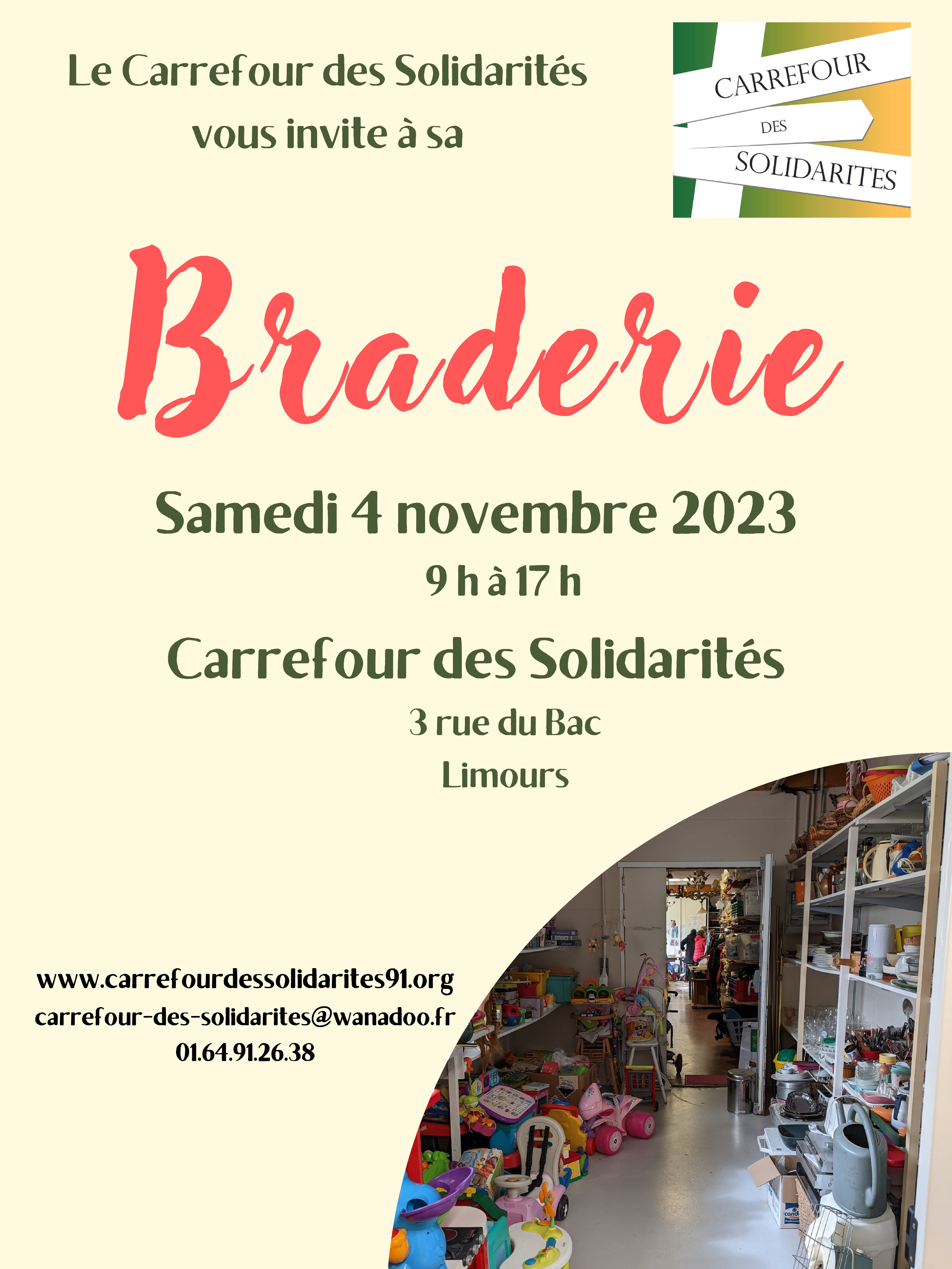 Braderie du Carrefour des Solidarités