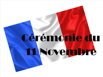 Commémoration de l'Armistice du 11 novembre 1918