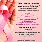 Conférence Octobre Rose 1