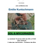 Conférence "SOL & MYCORHIZES" par Emilie KUNTSCHMANN