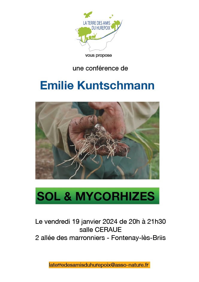 Conférence "SOL & MYCORHIZES" par Emilie KUNTSCHMANN
