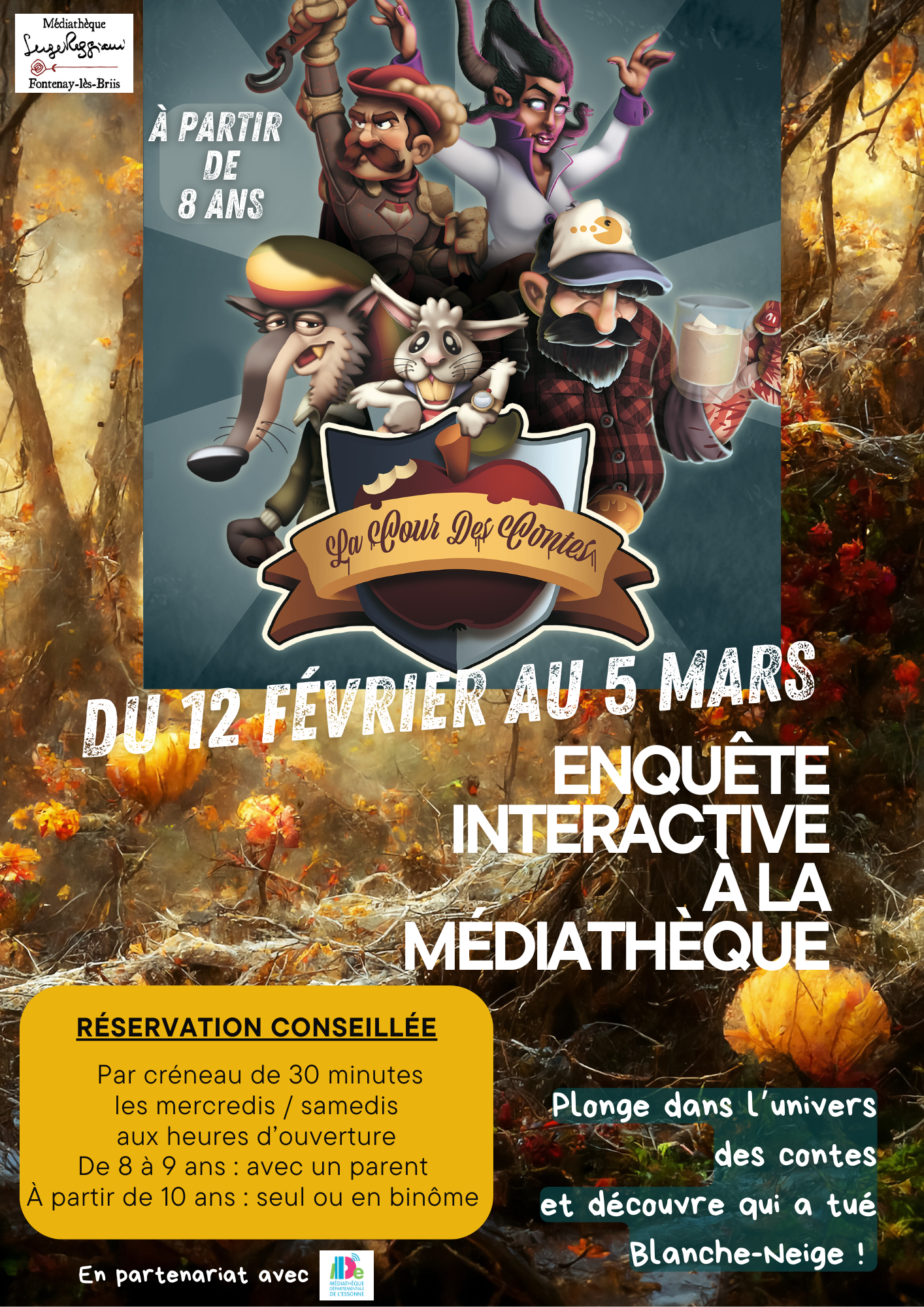Enquête interactive à la médiathèque