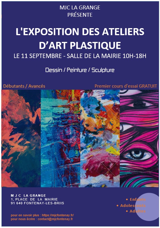 Exposition des ateliers d'ART PLASTIQUE de la MJC