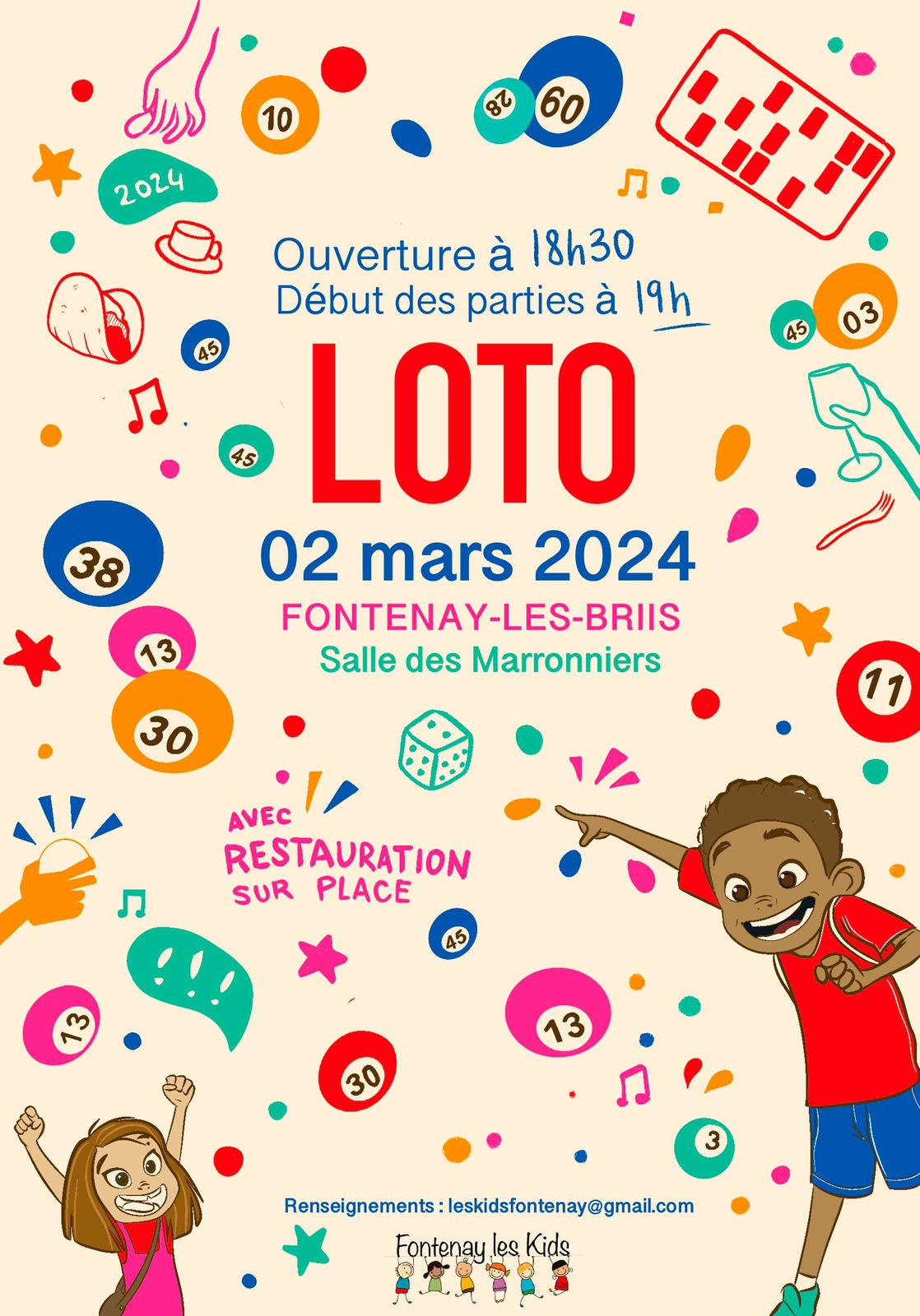 Loto Fontenay les Kids