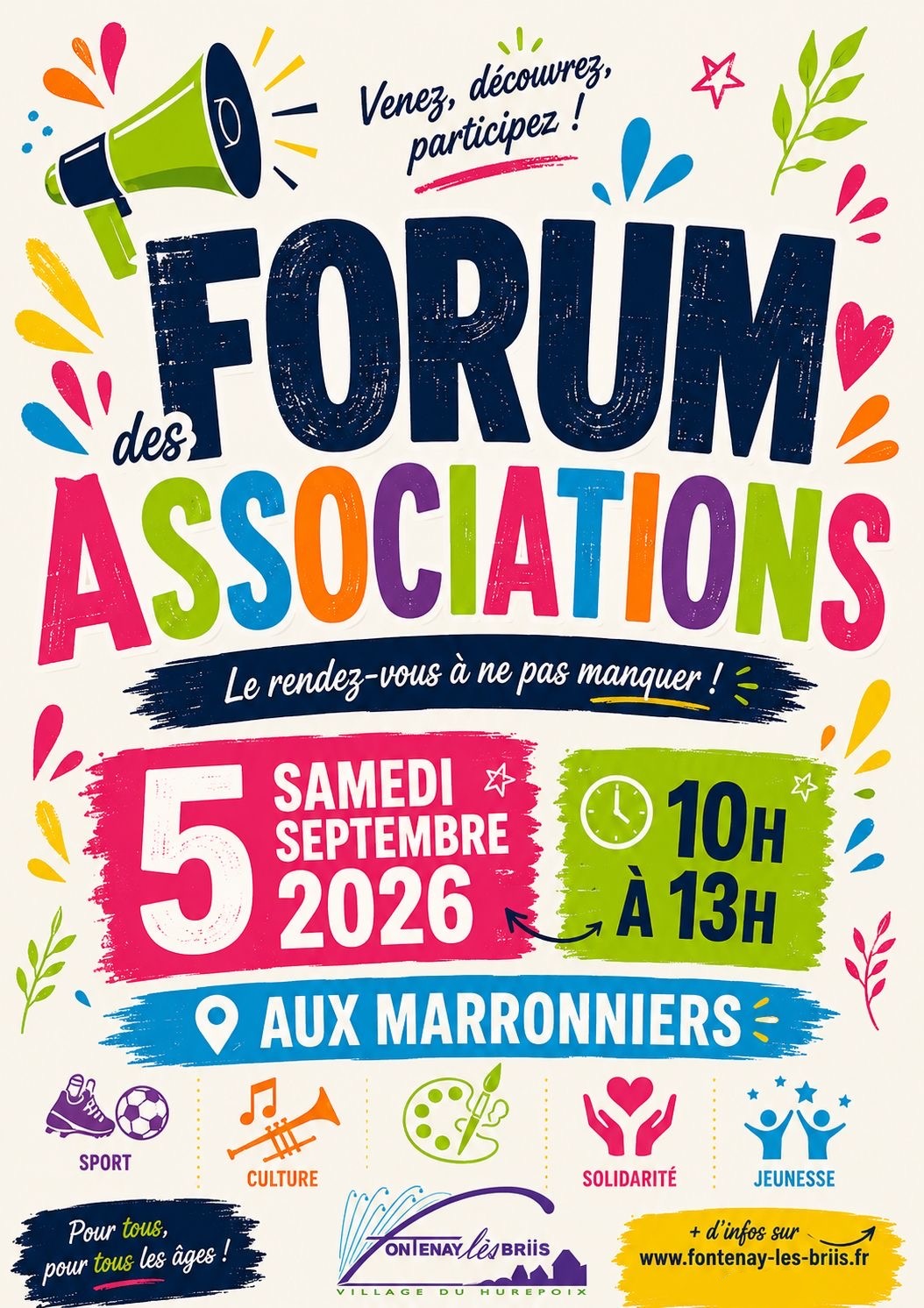Forum des Associations 2026 : une matinée pour découvrir, partager et s’engager !