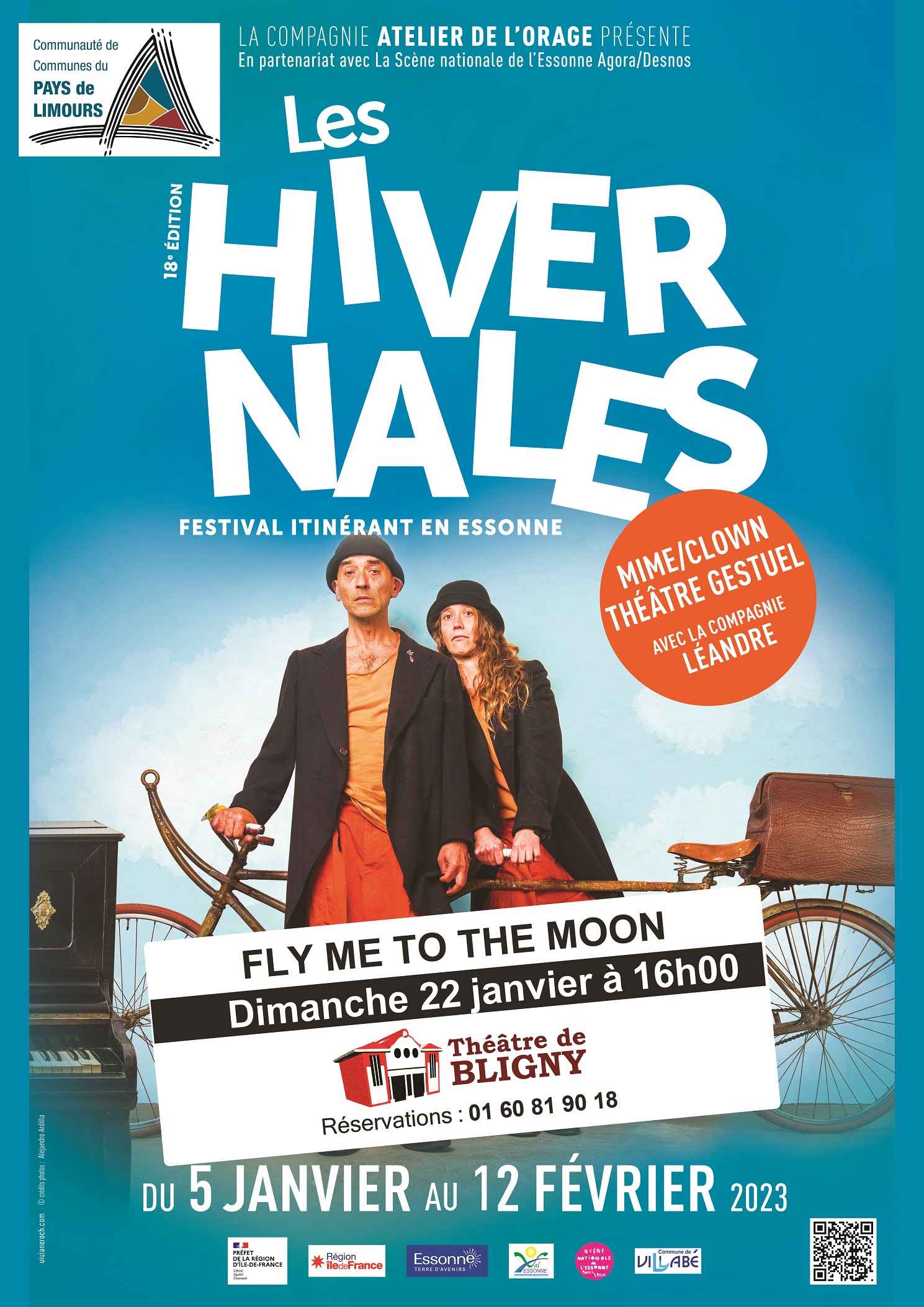 LES HIVERNALES, Mime / Clown / Théâtre gestuel Fly me to the moon