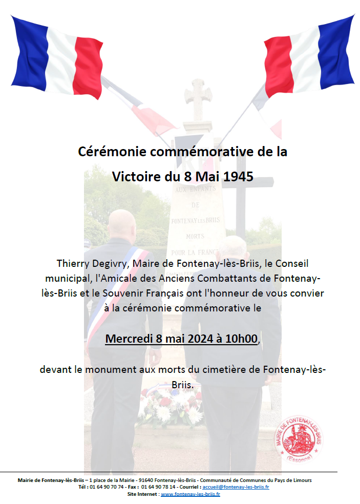 Cérémonie de la Victoire du 8 mai 1945