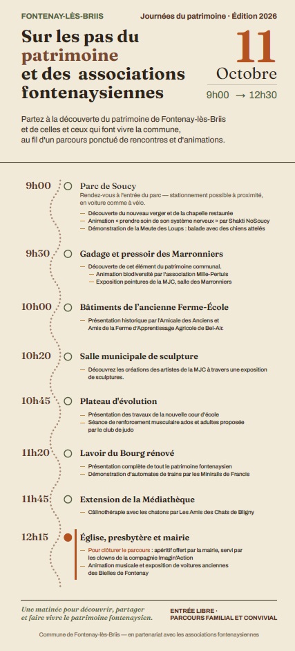 Parcours découverte du patrimoine et des associations fontenaysiennes