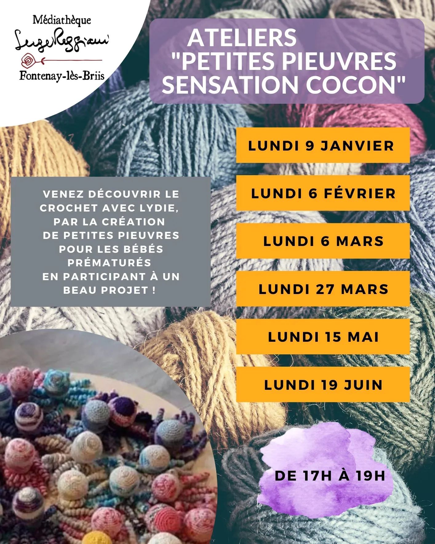 Atelier "Petites Pieuvres Sensation Cocon"