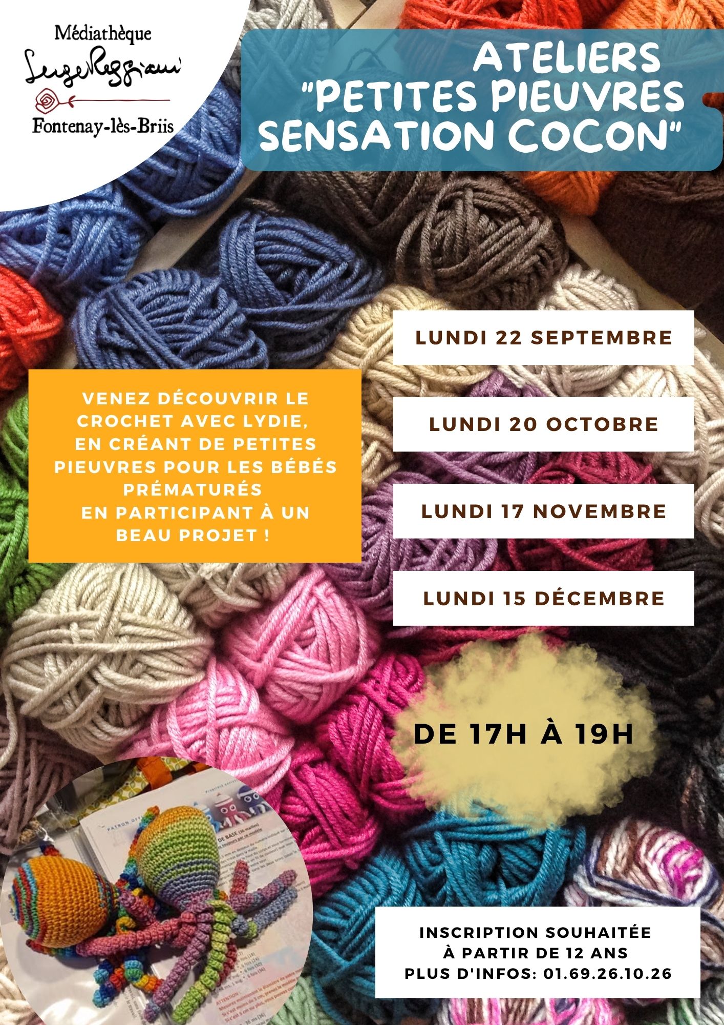 Atelier "Petites Pieuvres Sensation Cocon"