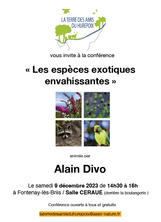 Conférence : Les espèces exotiques envahissantes