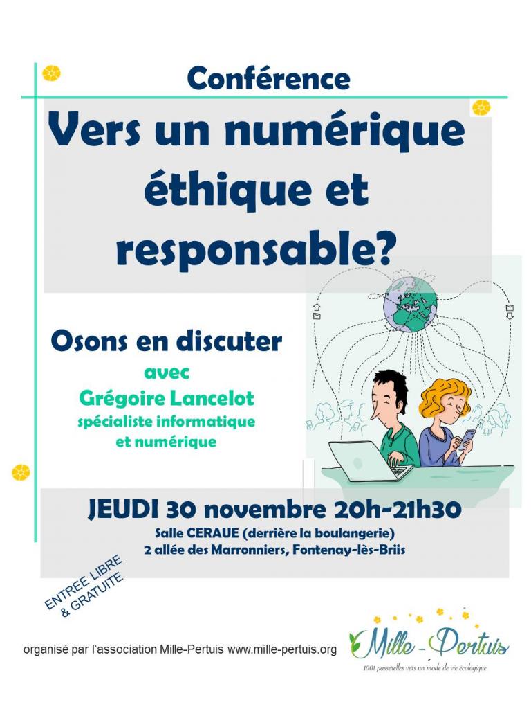 Conférence : Vers un numérique éthique et responsable ?