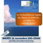 Conférence scientifique réchauffement climatique