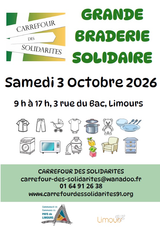 Braderie solidaire du Carrefour des Solidarités