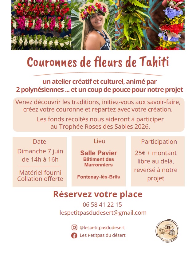 Atelier Couronnes de Fleurs de Tahiti