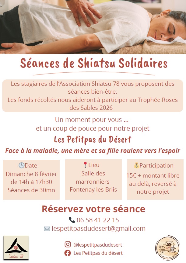 Séances de Shiatsu Solidaires