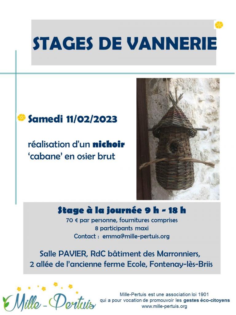 Stage vannerie