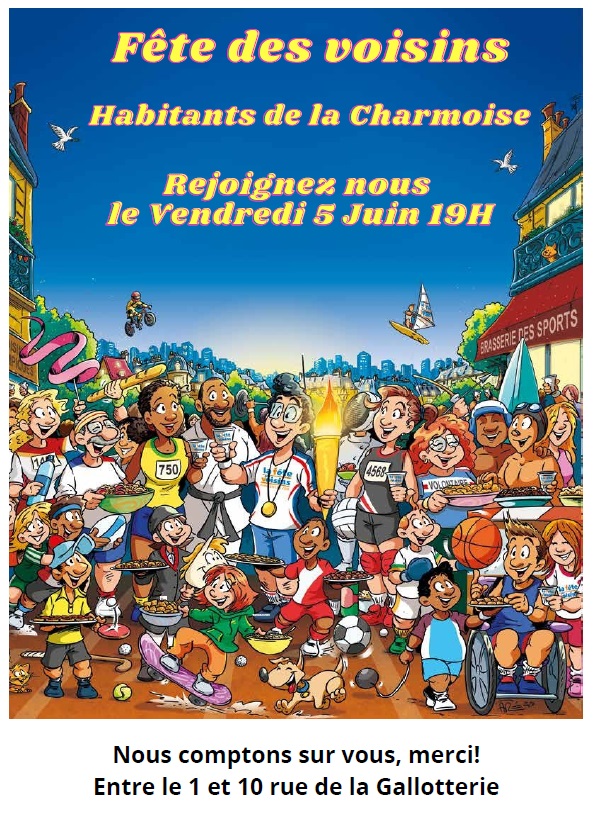 Fête des voisins à la Charmoise