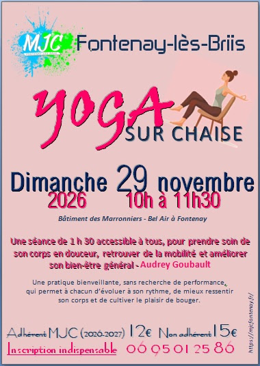 YOGA sur chaise
